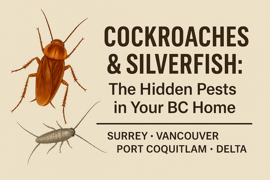 Cockroaches & Silverfish: The Hidden Pests in Your BC Home
